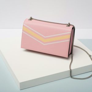 Suede shoulder bag